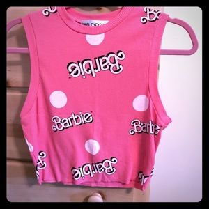 Wildfox Couture Barbie muscle tank top